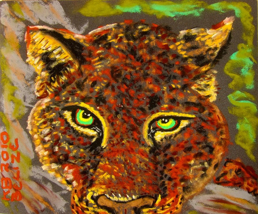 Jaguar Mama Painting by Kathryn Barry