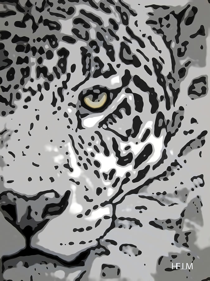 Jaguar smoke Digital Art by Mayhem Mediums