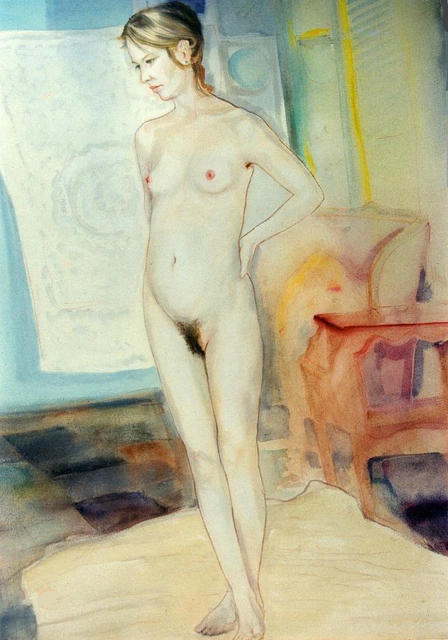 Nude Painting - Jaime Encharmante by Scott Cumming