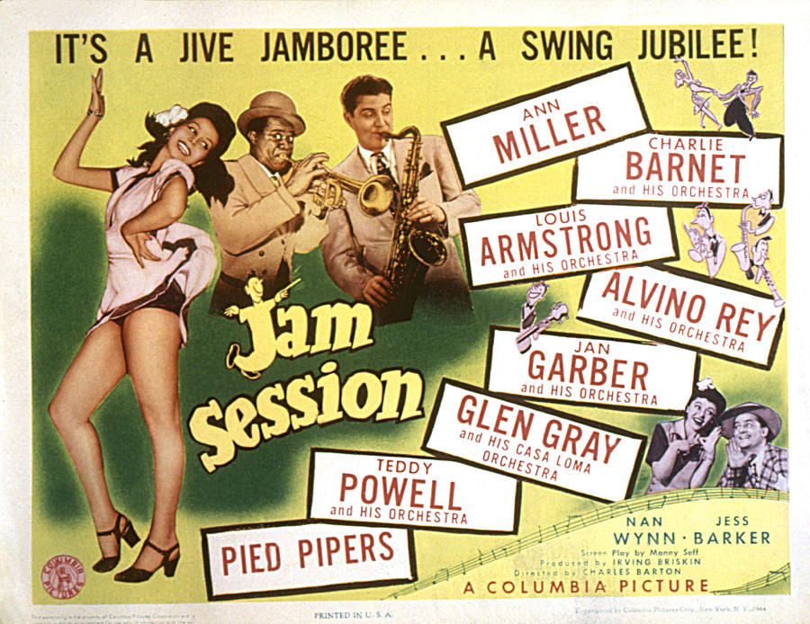 Movie Photograph - Jam Session, Ann Miller, Louis by Everett
