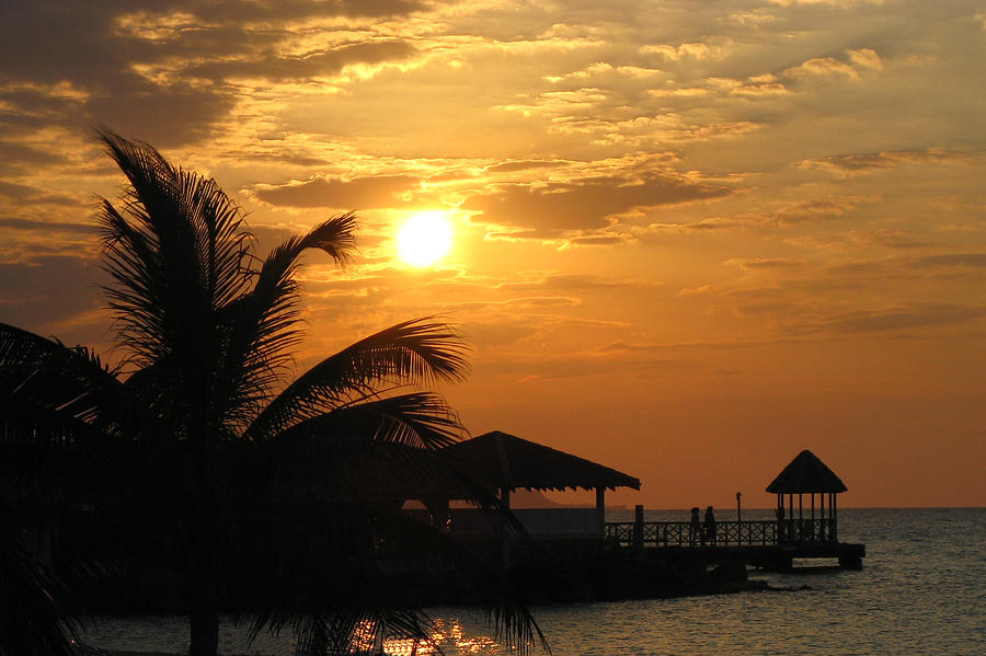 Jamaican Sunset Photograph by Angela Werling - Fine Art America