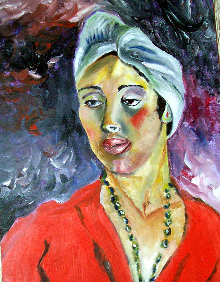 Jamaican woman Painting by Riana Nel - Fine Art America