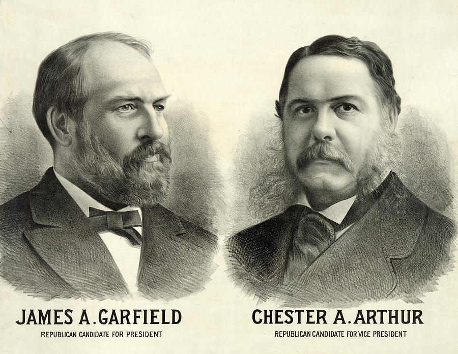 James A Garfield for President and Chester Arthur for Vice President Photograph by International  Images
