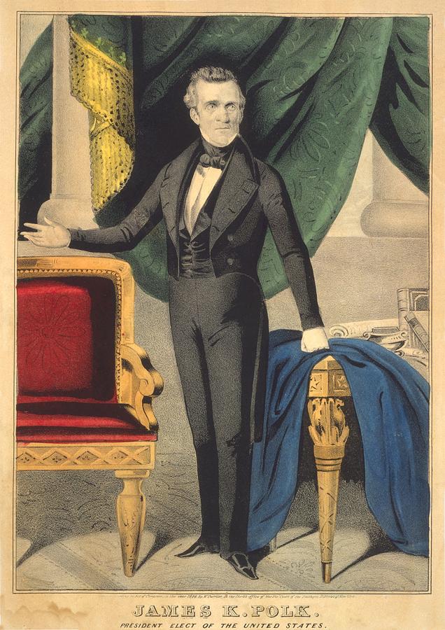 James K. Polk As President Elect Photograph by Everett James K. Polk As President Elect Photograph by Everett