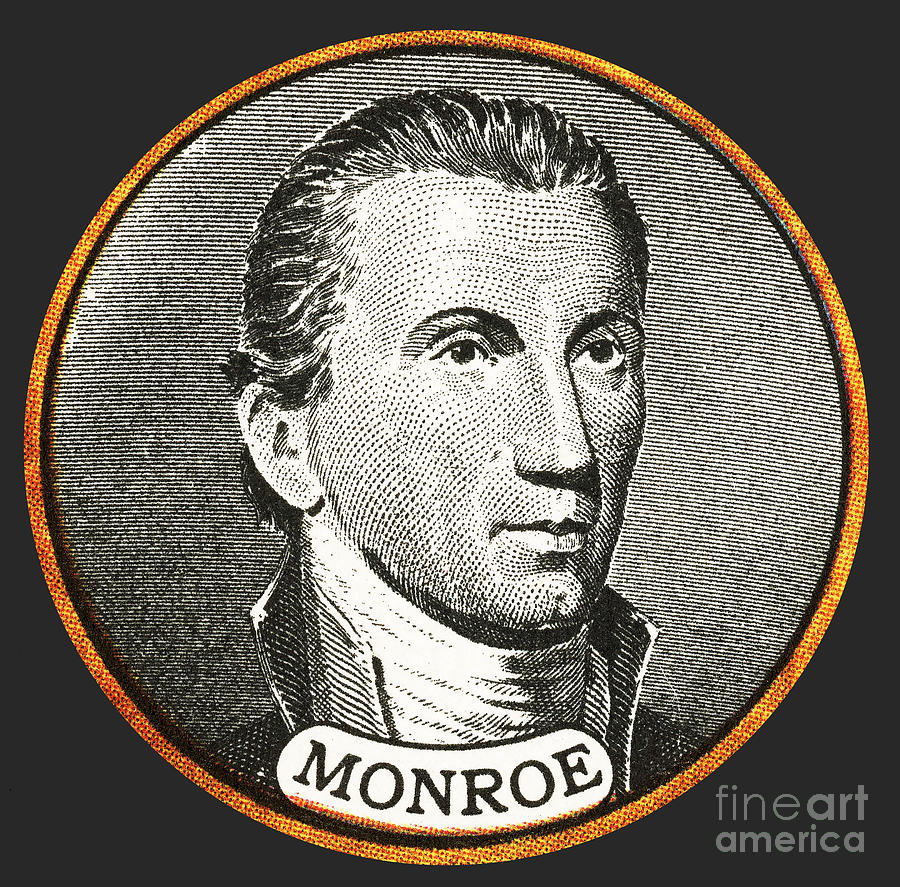 James Monroe, 5th American President Photograph by Photo Researchers