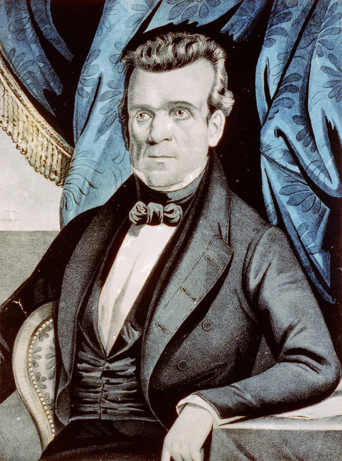 James Polk - President of the United States Photograph by International  Images
