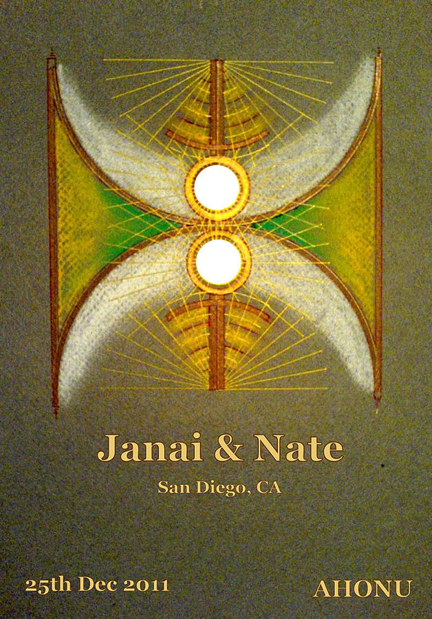 Janai and Nate Painting by AHONU Aingeal Rose