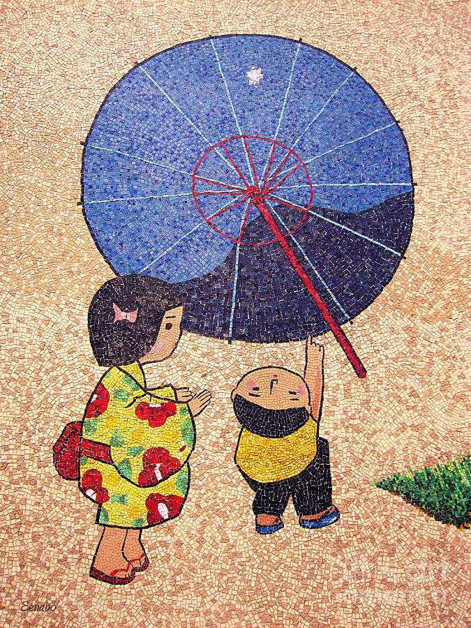 Japanese Mosaic Photograph by Eena Bo