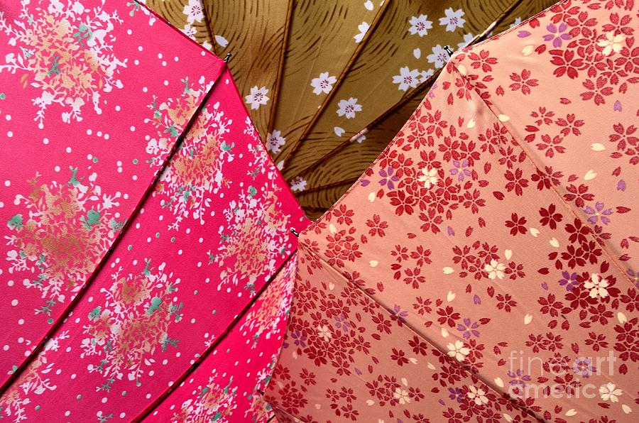 Japanese Umbrellas 1 Photograph by Dean Harte