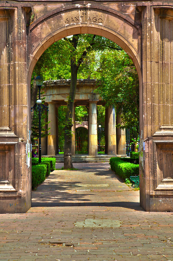 Park Photograph - Jardin de Santiago by John Bartosik