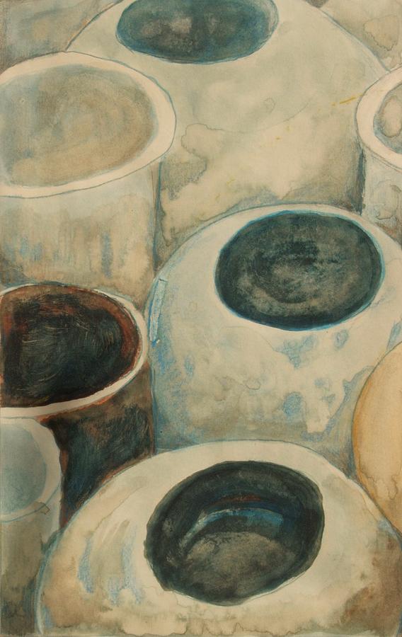 Jars Painting by Diane montana Jansson