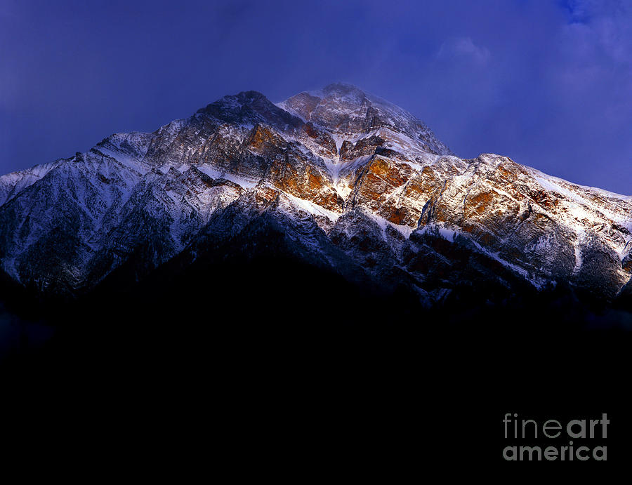 Jasper National Park Photograph - Jasper - Pyramid Mountain by Terry Elniski