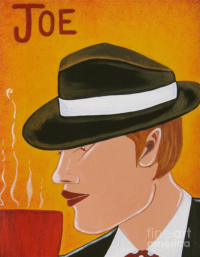 Java Poster Joe's Java Joe Painting by Aimee Mouw - Fine Art America