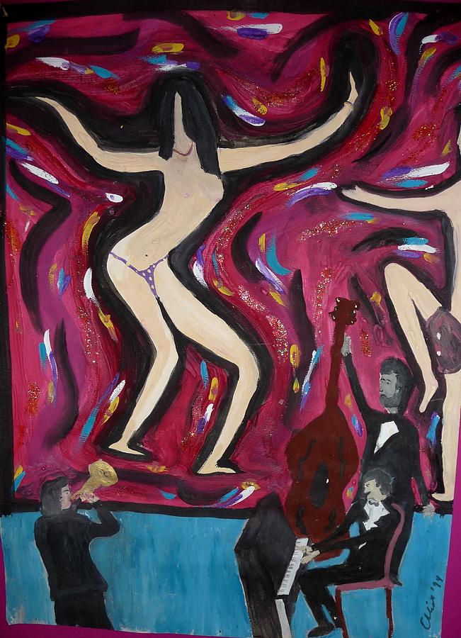 Jazz Painting - Jazz Dancer by Eliezer Sobel