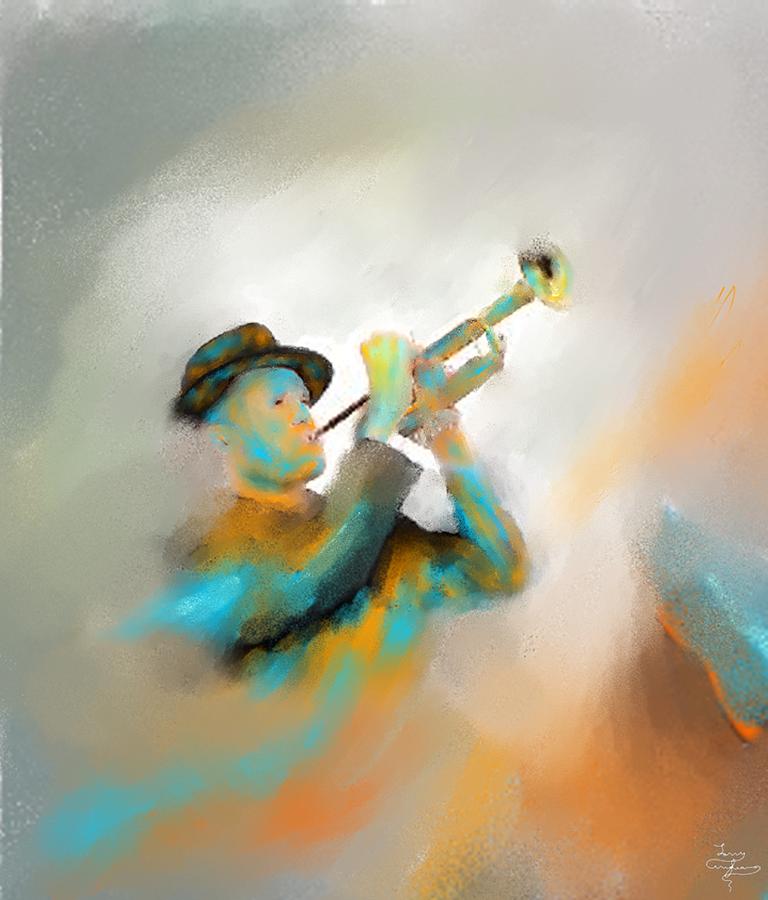Jazz  Painting by Larry Cirigliano