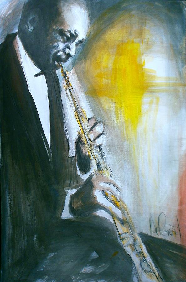 Jazz Preparation Painting by Gregory DeGroat