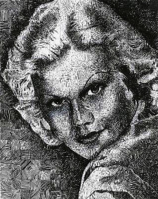 Jean Harlow Drawing by Raphael Sanabria - Fine Art America