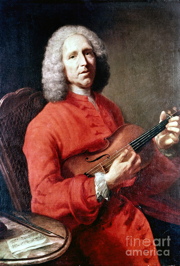 Jean Philippe Rameau Photograph by Jean Baptiste Simeon Chardin