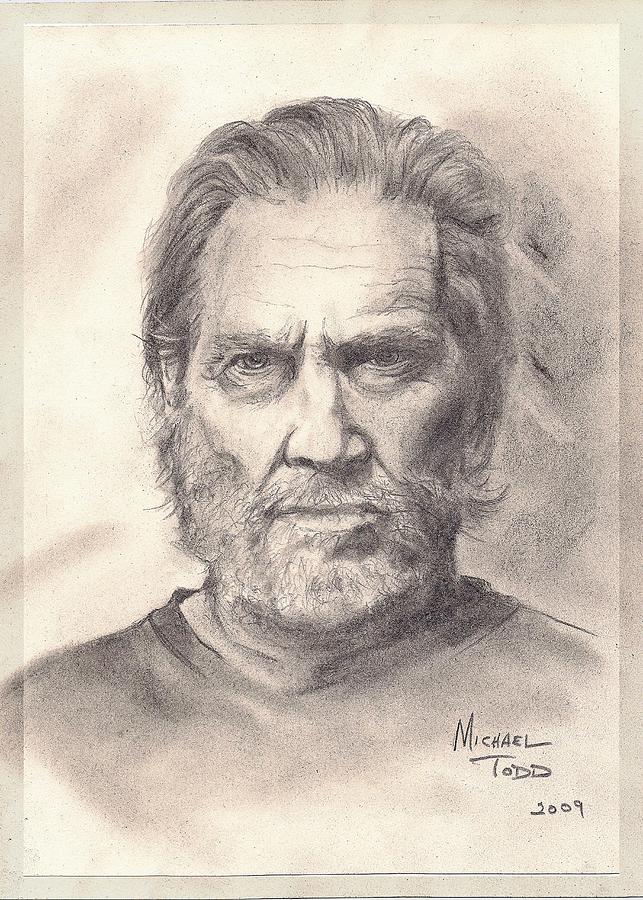 Jeff Bridges Drawing by Mike Todd - Fine Art America