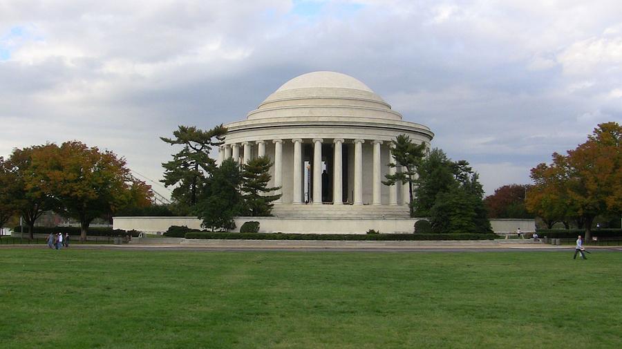 Memorial Photograph - Jefferson Memorial by Tony Hammer