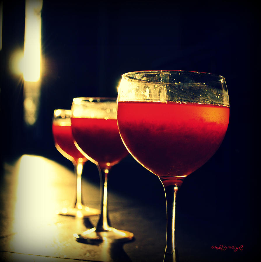 Jello In My Wine Glass Photograph by Paulette B Wright