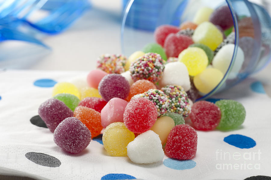 Candy Photograph - Jelly Candies by Charlotte Lake