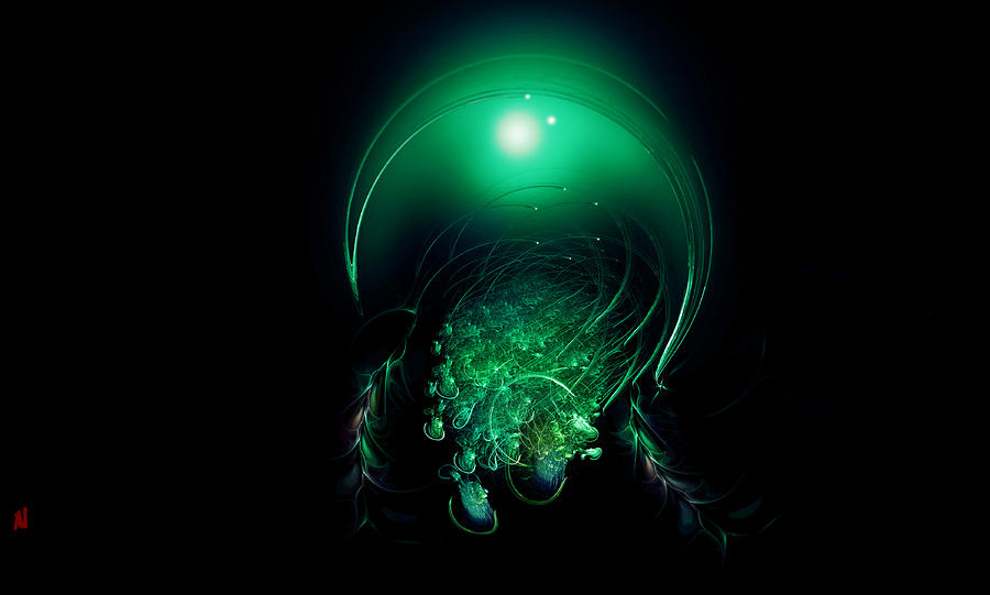 Jellyfish Digital Art by Adam Vance