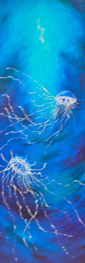 Nature Painting - Jellyfish  by Patti Lane