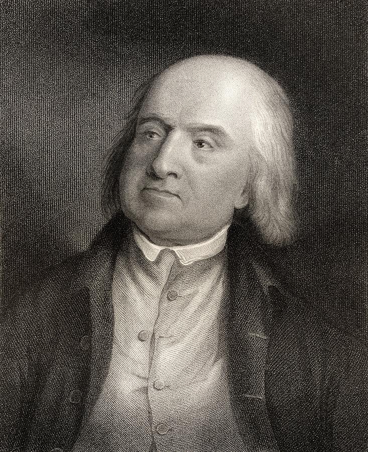 Black And White Photograph - Jeremy Bentham 1748 To 1832 English by Ken Welsh