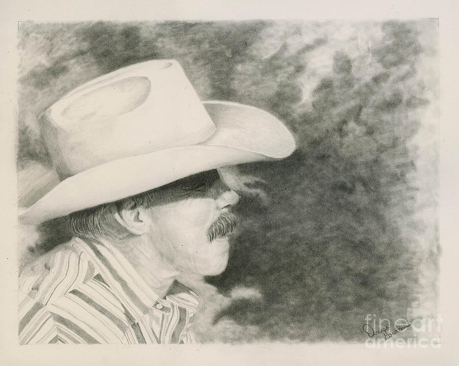 Horse Drawing - Jerry by Denise Gordon