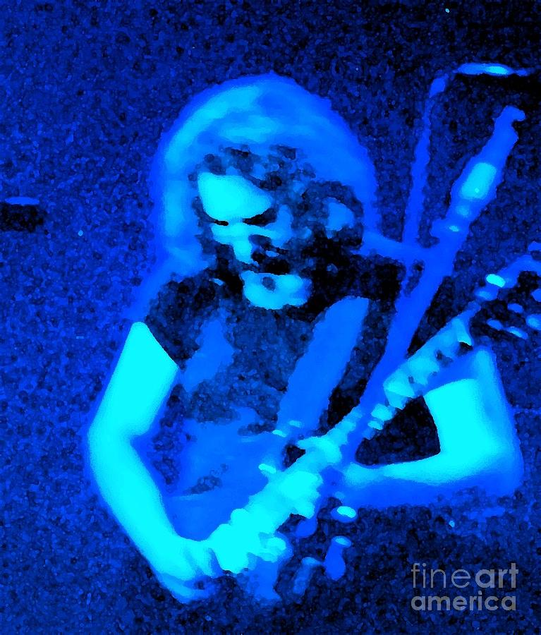 Jerry Tangled Up In Blue Photograph by Susan Carella