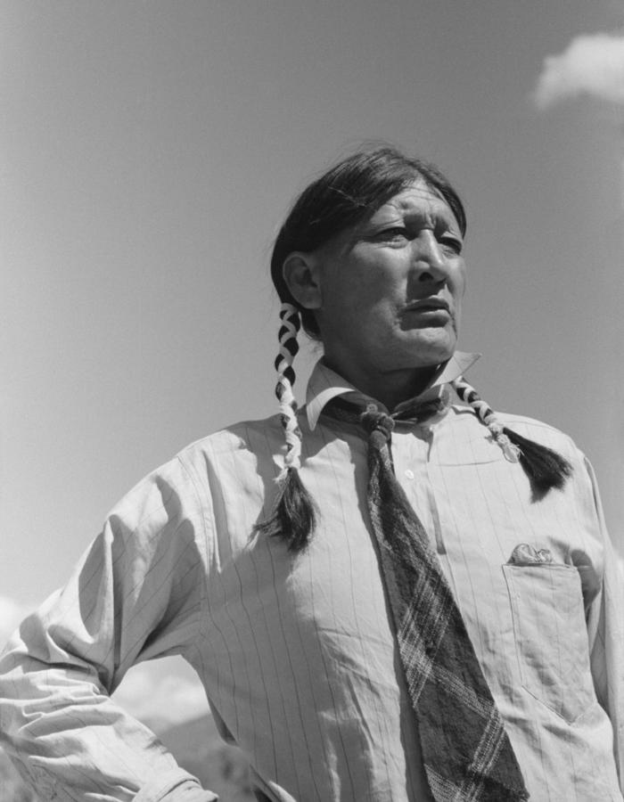 Jerry Mirabel 1870-1980, Pueblo Indian Photograph by Everett