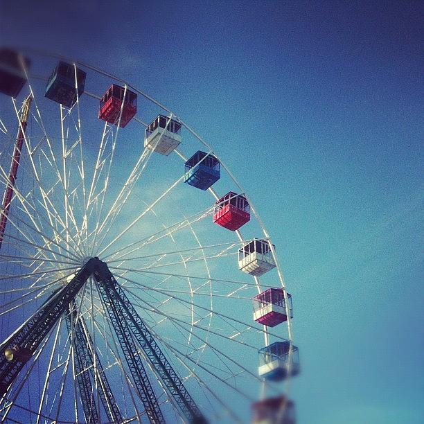 Ferris Wheel Photograph - Jersey Shore II by Fern Fiddlehead