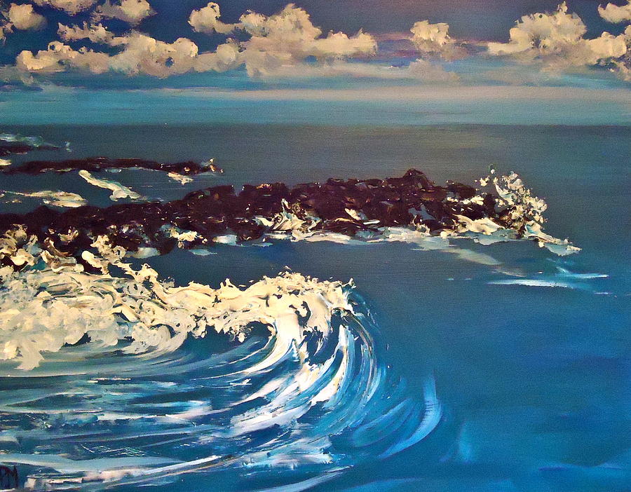 Jersey Shore Painting - Jersey Shore XII by Pete Maier Jersey Shore Painting - Jersey Shore XII by Pete Maier