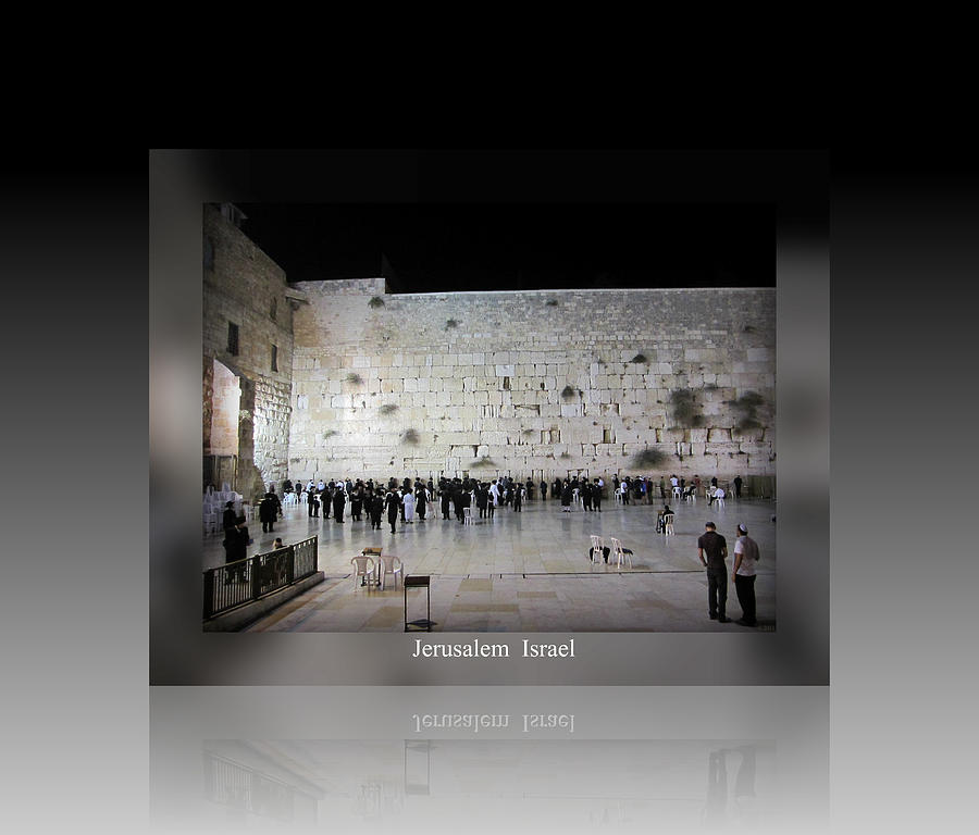 Jerusalem Israel Western Wall II Photograph by John Shiron