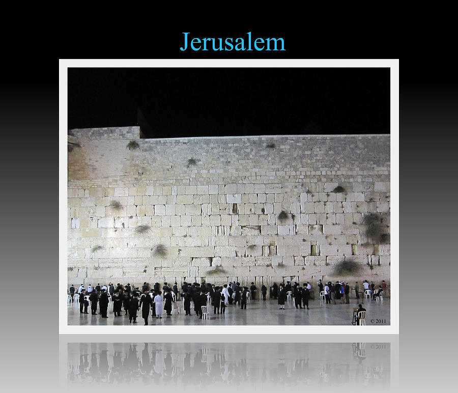 Jerusalem Israel Western Wall IV Photograph by John Shiron