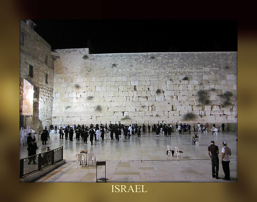 Jerusalem Israel Western Wall V Photograph by John Shiron