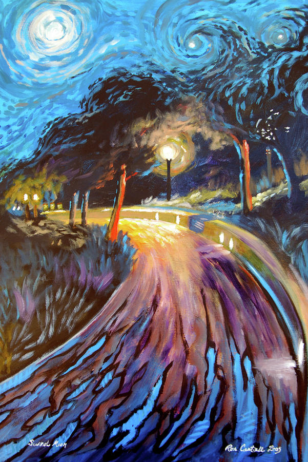 Sukkot Painting - Jerusalem Promenade at Sukkot by Ron Cantrell