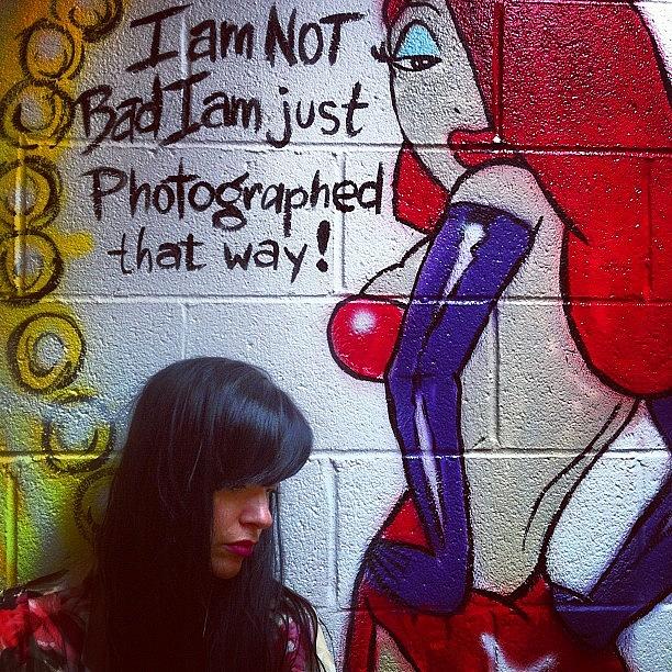Jessica Rabbit Says... With Photograph by Prepster Punk