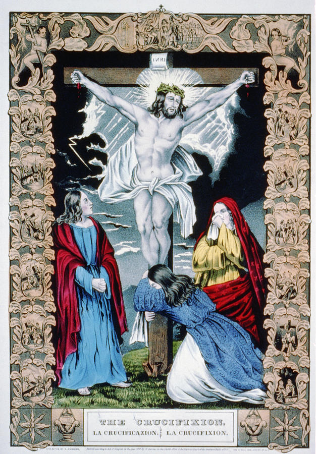 Jesus Christ Photograph - Jesus Christ, The Crucifixion, Hand by Everett