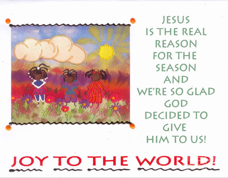 JESUS is the REASON Mixed Media by Angela L Walker