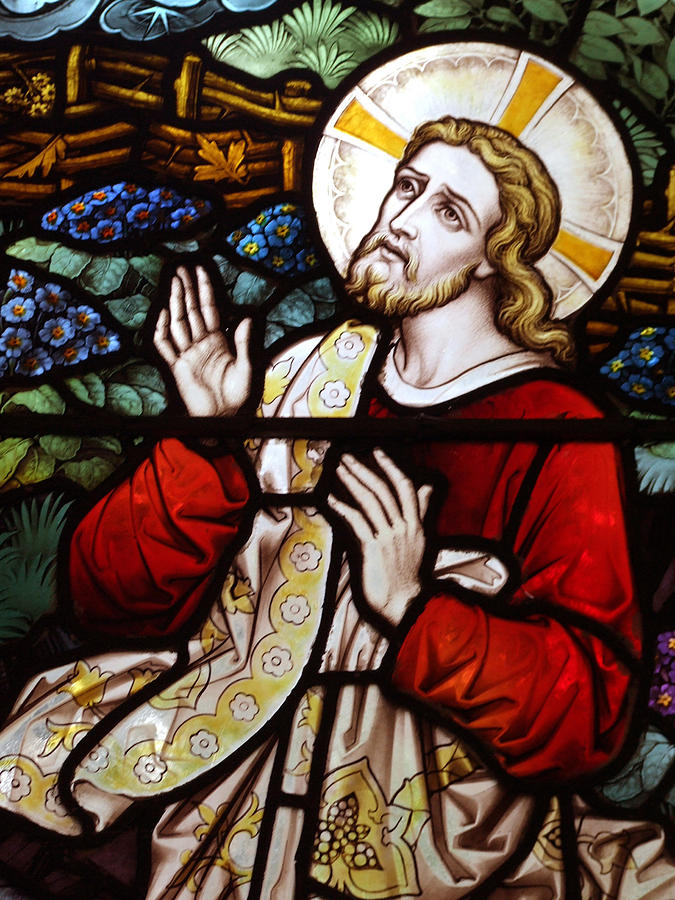 Jesus Stained Glass Photograph by Munir Alawi
