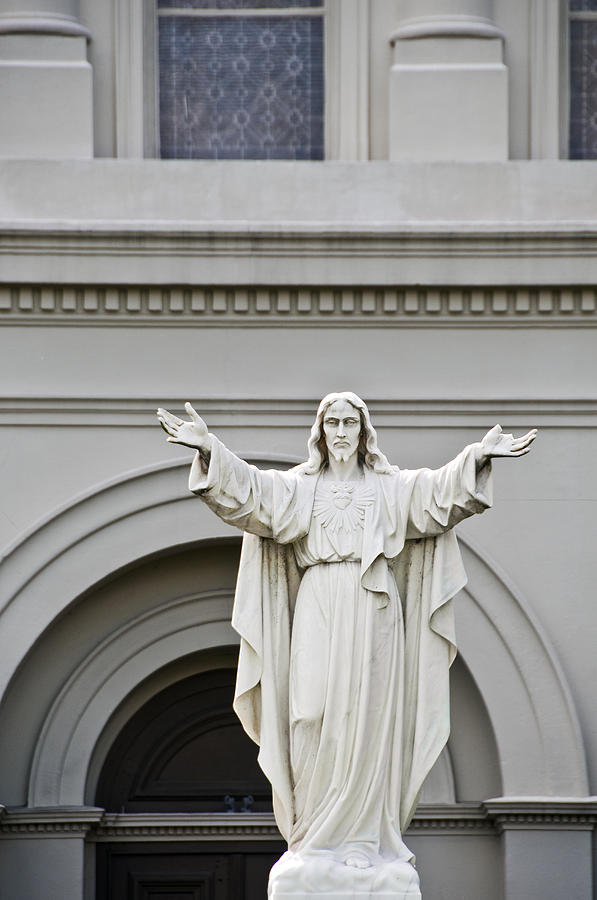 Jesus Statue Photograph by Ray Laskowitz