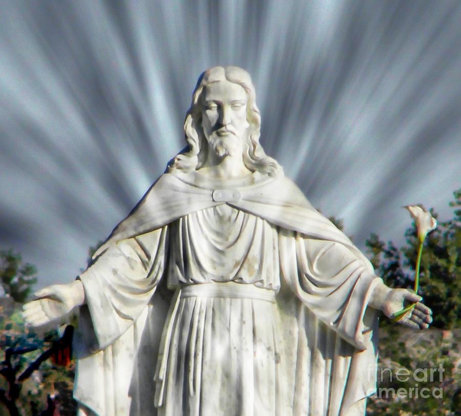 Jesus welcoming you Home Photograph by Michelle Frizzell-Thompson