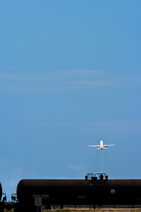 Jet Airplane Take-Off Photograph by Ed Gleichman