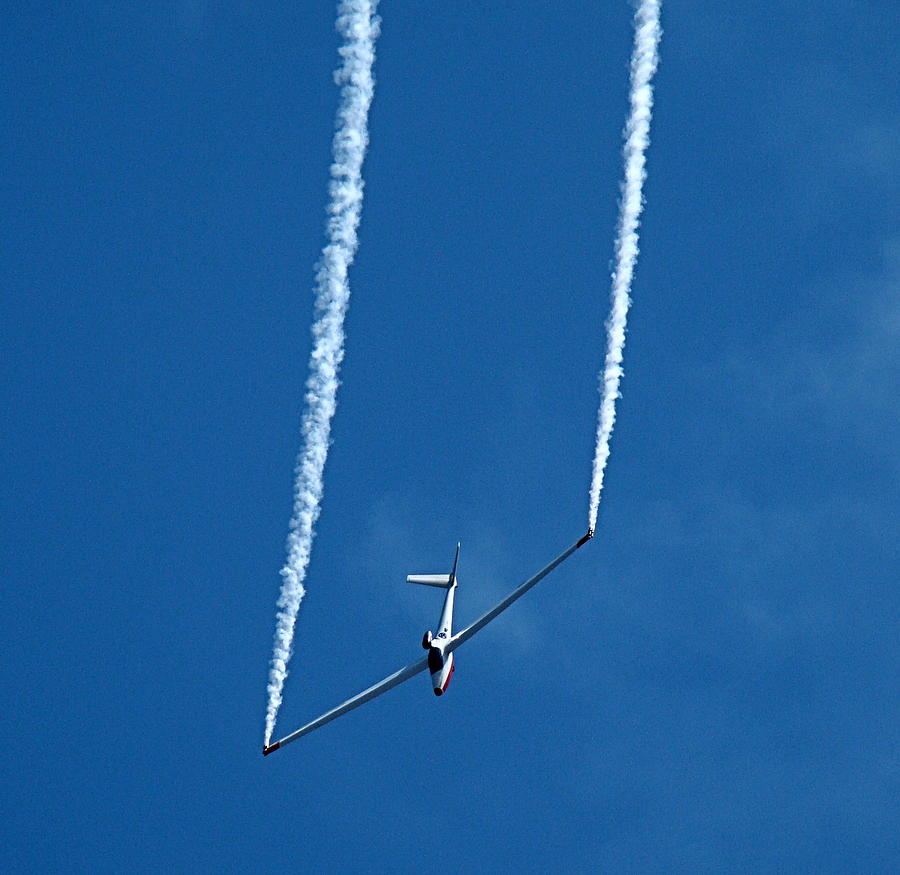 Jet Powered Glider Photograph by Nick Kloepping