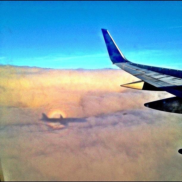Jet Photograph - Jet Shadowing - Final Approach Koa by Tony Macasaet