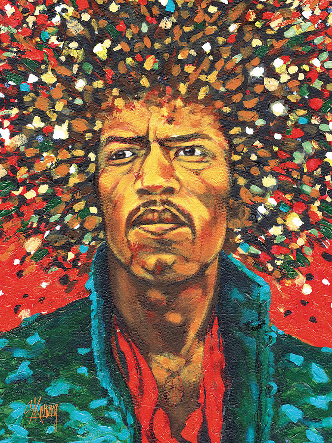 Jimi 1 Painting by Stan Kwong