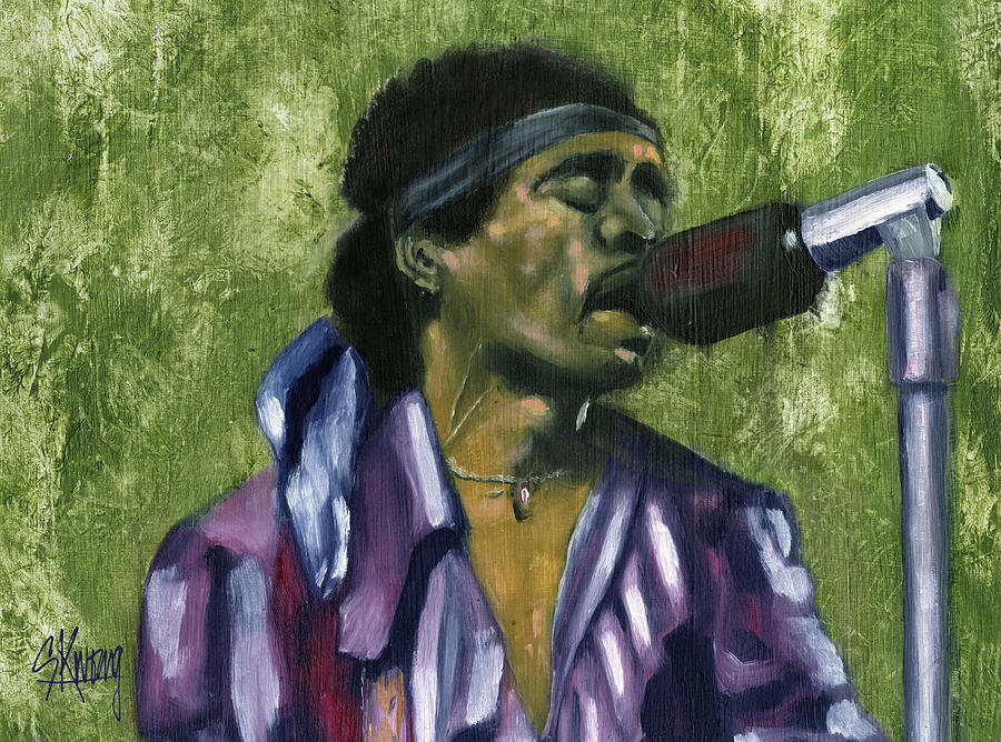 Jimi 2 Painting by Stan Kwong