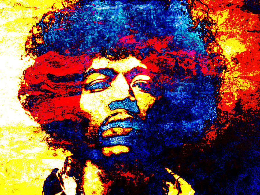 Jimi Hendrix 3 Photograph by J U A N - O A X A C A